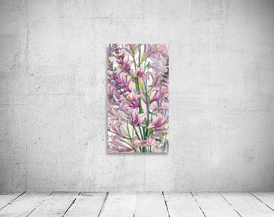 Blossoming Elegance Unveiled Wall Preview