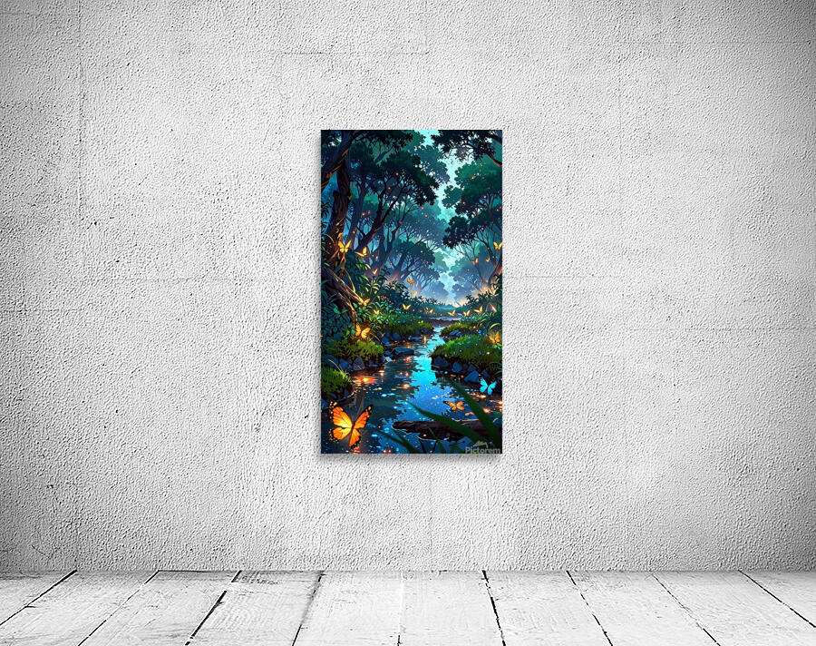 Ethereal Forest Symphony Wall Preview