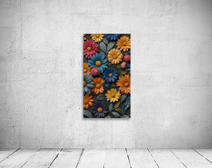 Blooming Elegance Unveiled Wall Preview