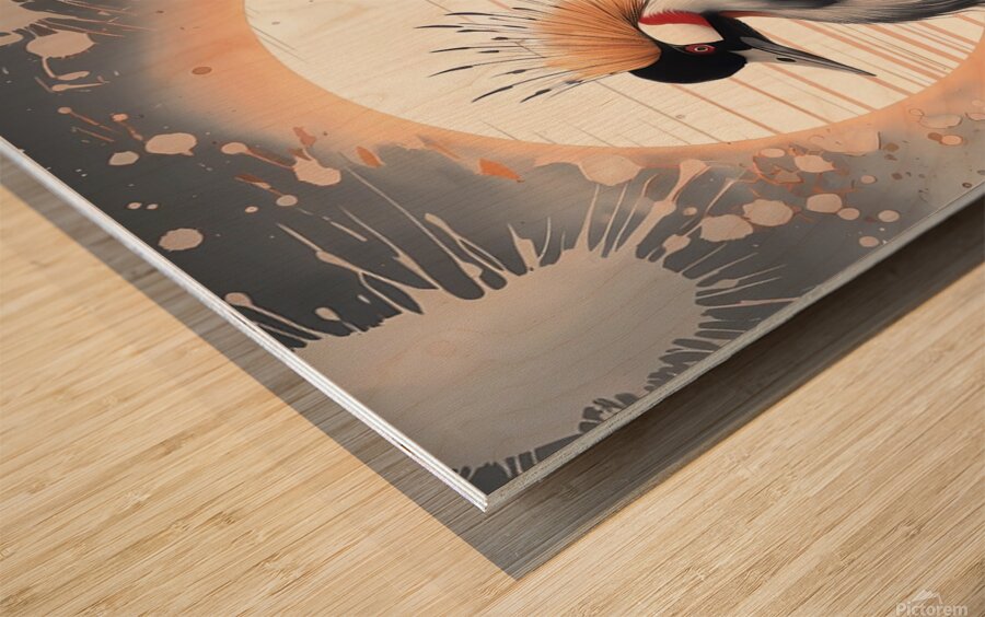 Regal Sunset Grace Wood print