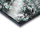 Acid Rain on Smoke Stained Tin Acrylic print