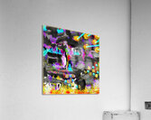 Black Slate Acacia Acrylic Print