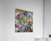 Plastering the Multiplicative Currents Acrylic Print