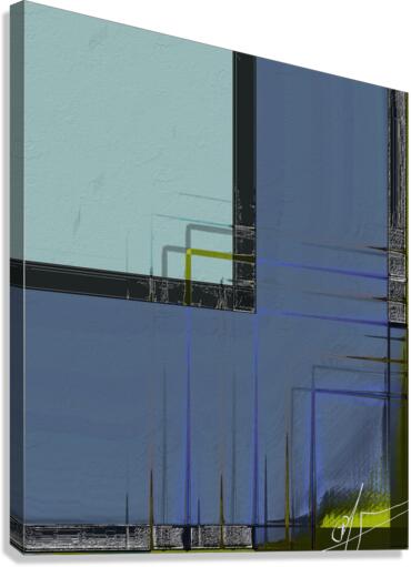 Irregularis Heksagono Canvas Print