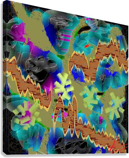 Cantaloupe Trails Canvas Print