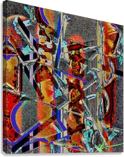 Slash Calisthenics Canvas Print