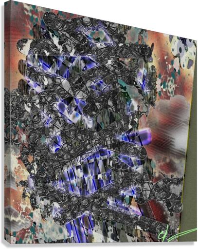 Shredded Mirrors & Twirlblast Bedlam Canvas Print