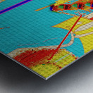 Inner Workings of a Happy Heart Metal print