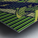 Roller Coasterish Blades of Grass Metal print