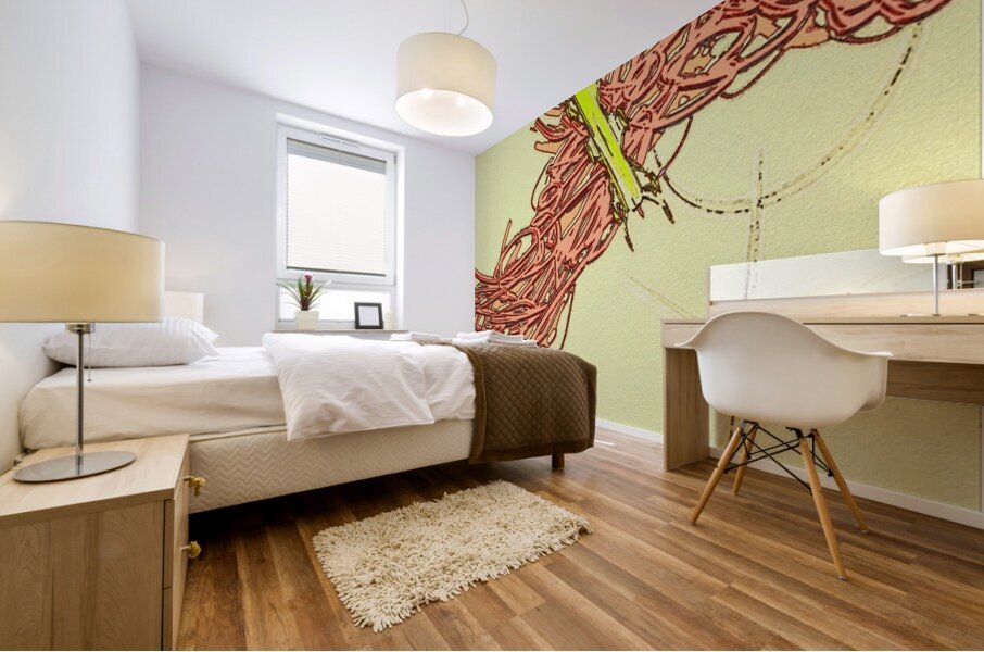 rEDhAIrING Mural print