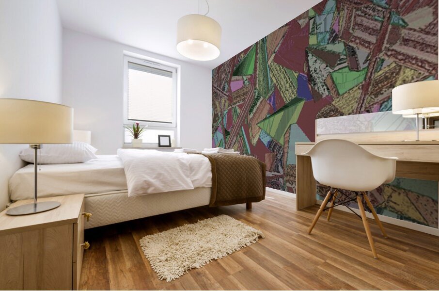 Interwoven Mullockia Mural print