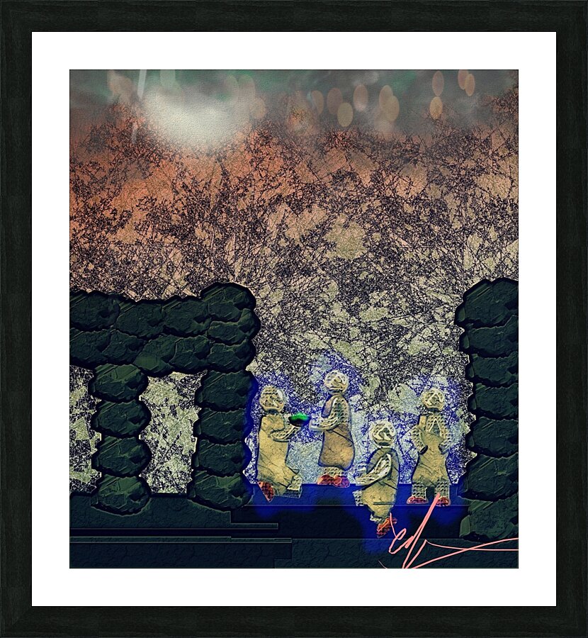 The Hemlock Picture Frame print