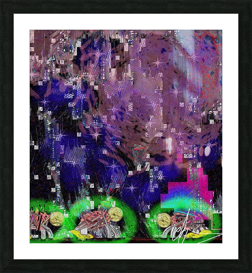 The Murmuring Picture Frame print