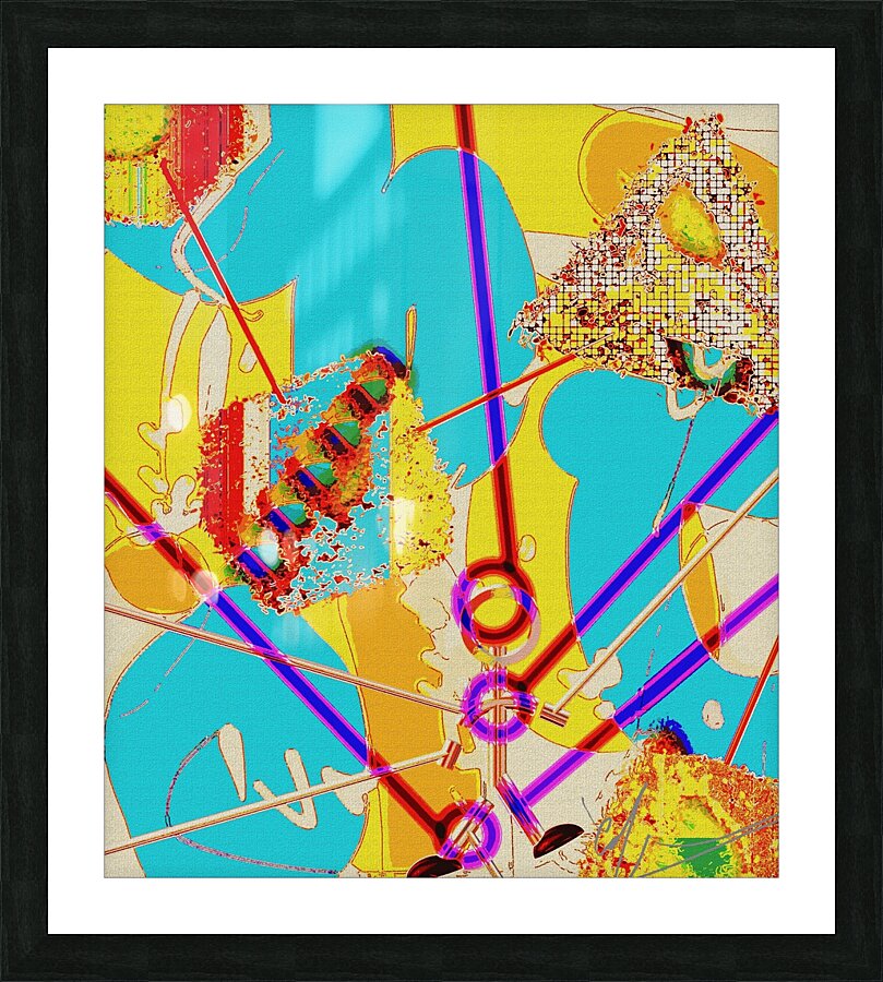 Inner Workings of a Happy Heart Picture Frame print