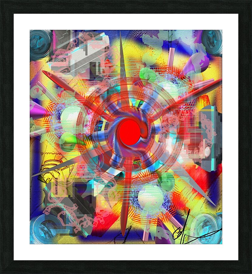 Mystery Propeller Picture Frame print