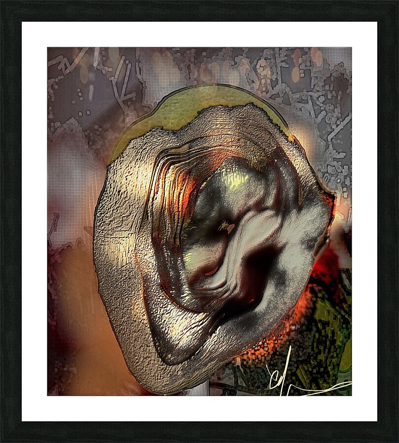 Cauliflower Ear Picture Frame print