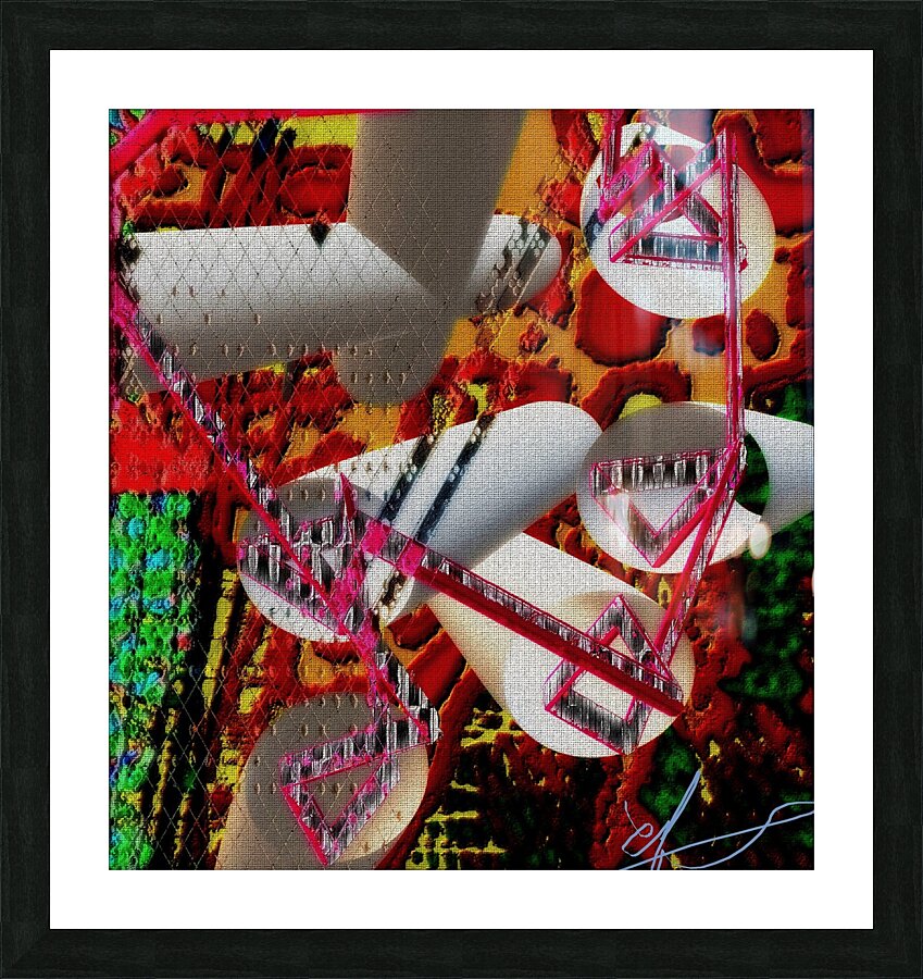 Cryogenic Pipe Jungle Picture Frame print