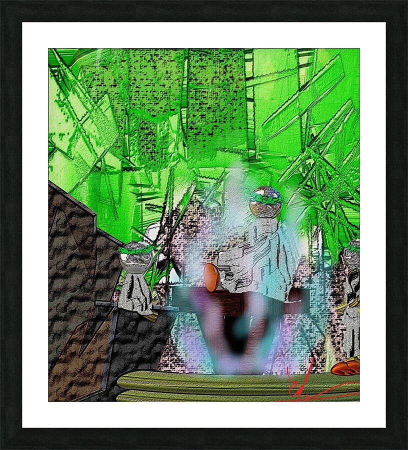 The Pythia Picture Frame print