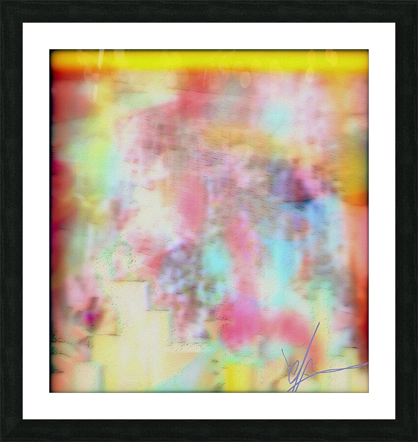Palimpsestia Picture Frame print