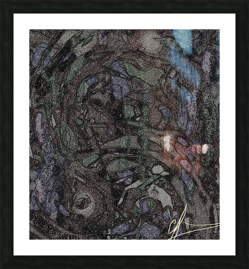 Sedimentary Dynamogenesis Picture Frame print