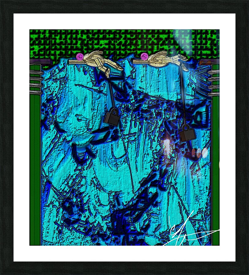 Olympic Weightswimming Picture Frame print