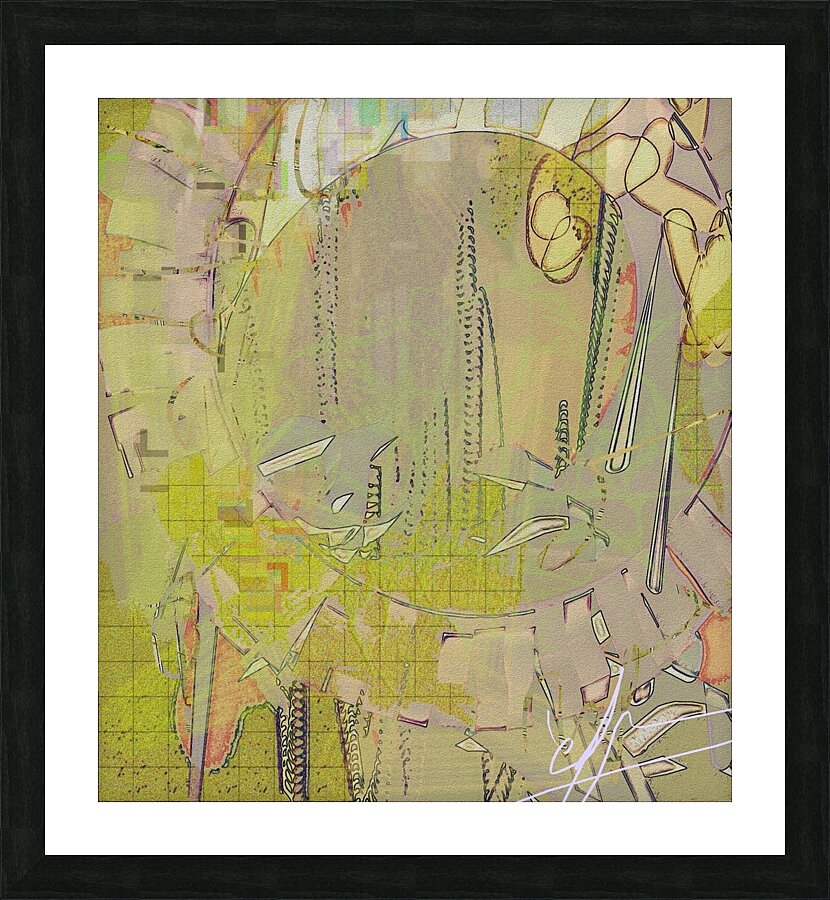 Surface Visceral Picture Frame print