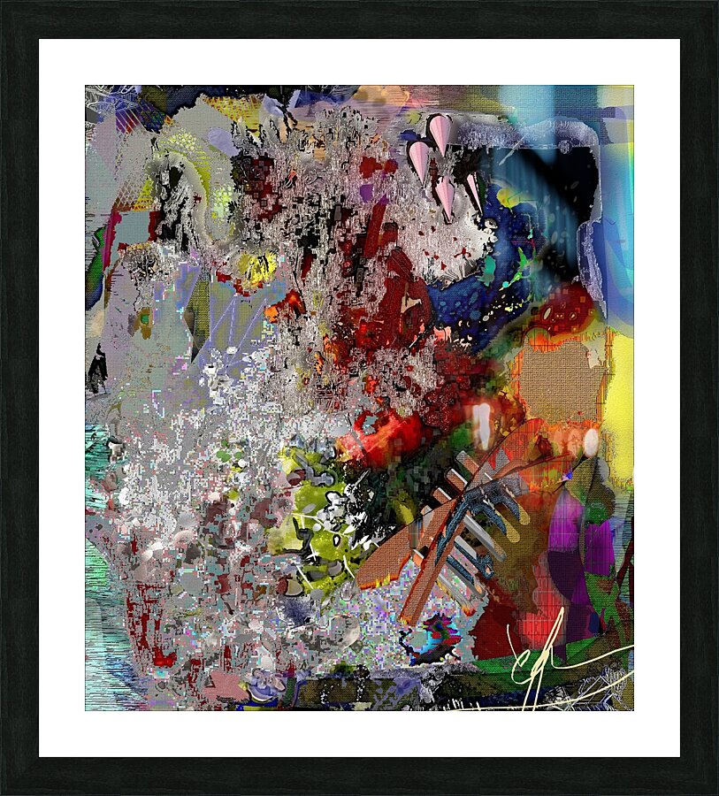 Somewhere Between 1st & 2nd Sleep Picture Frame print