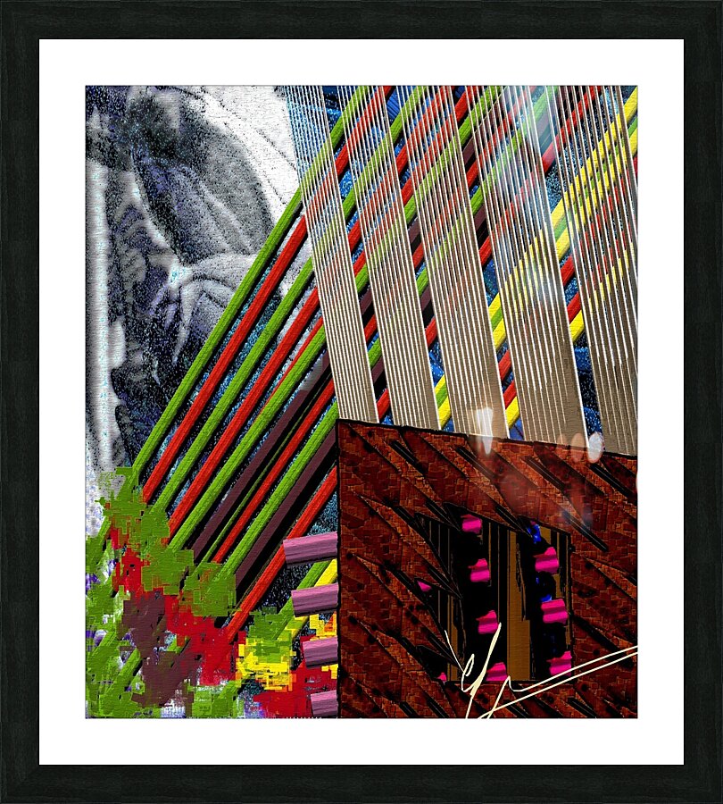 Geodesicia Picture Frame print