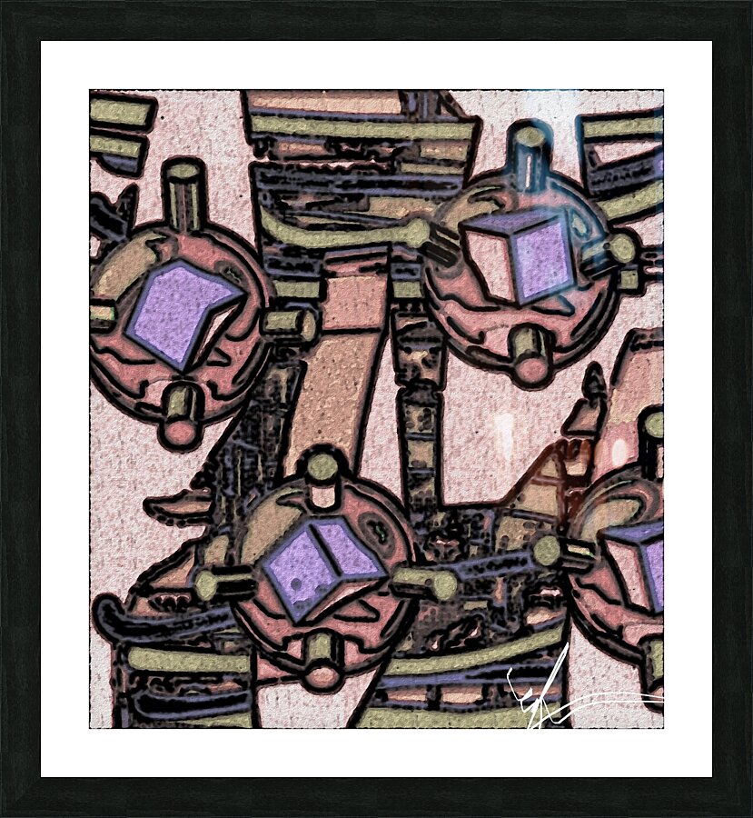 Jacks on Mars Picture Frame print