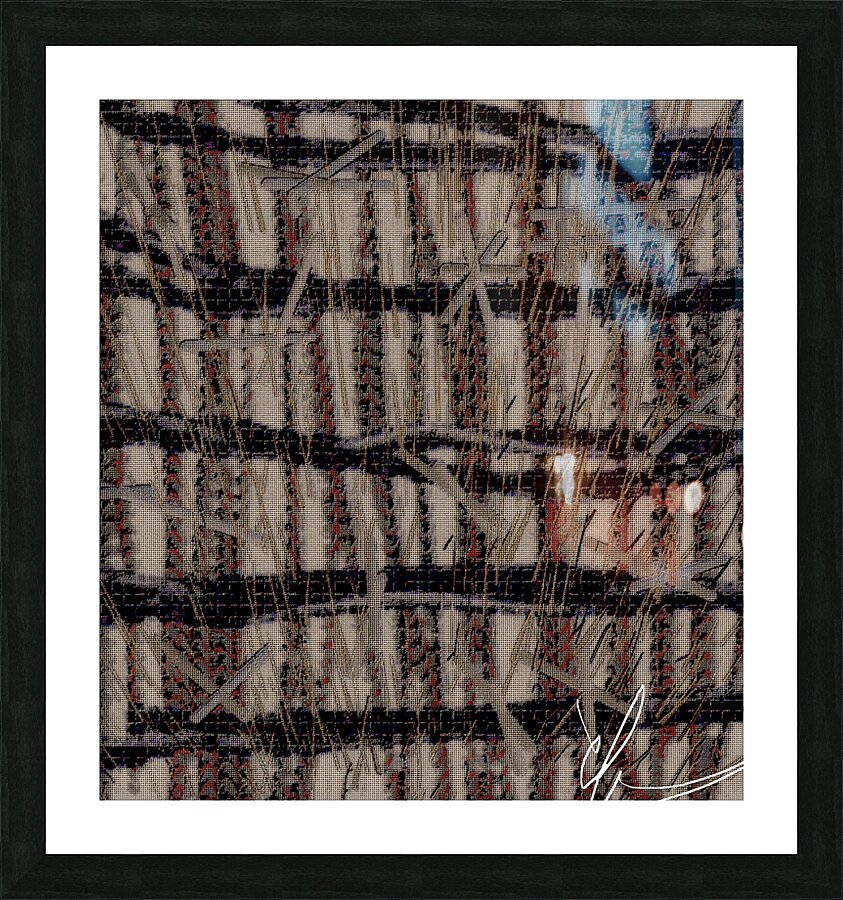 Burlapia Picture Frame print