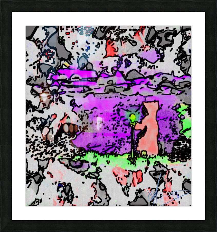 The Traveller Picture Frame print