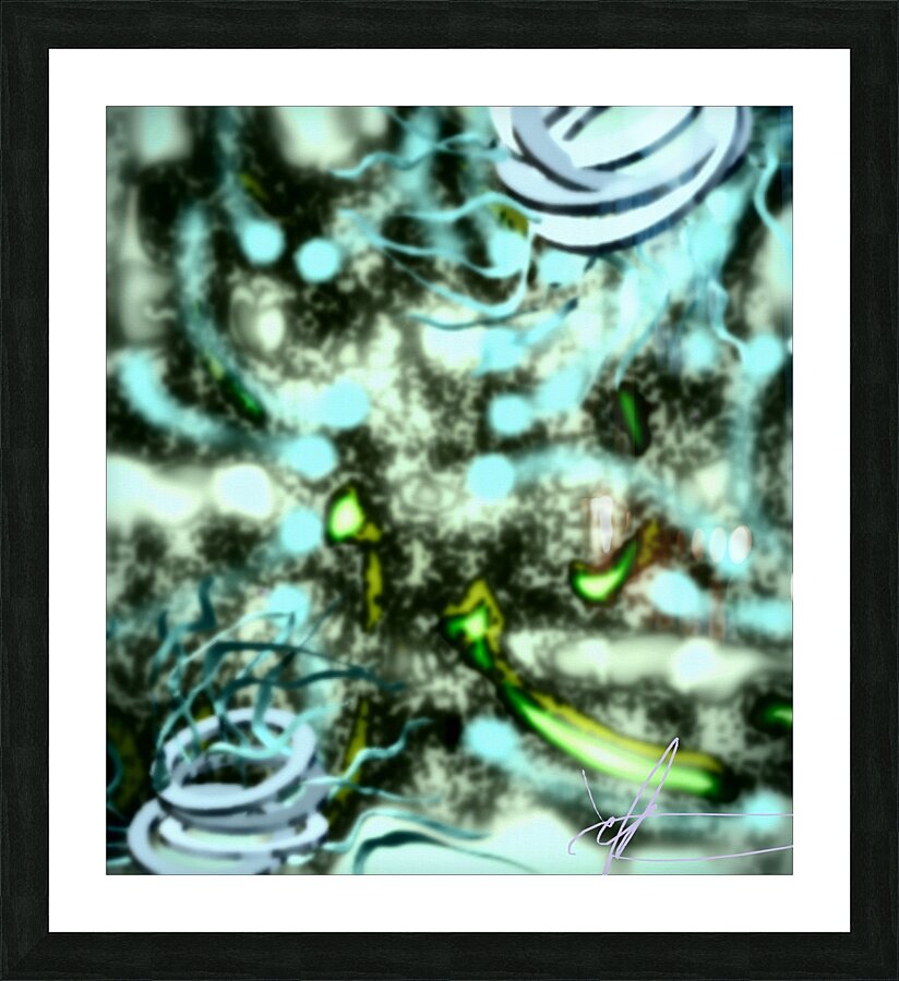 Coral Quarrel Picture Frame print
