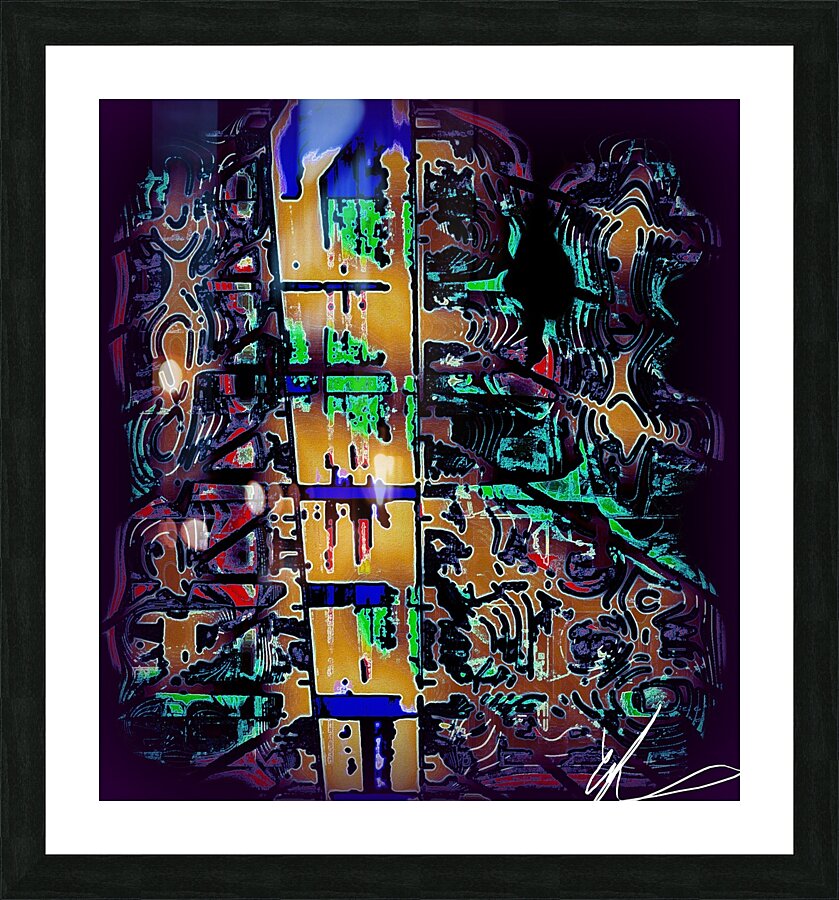 Tethered Pillar Picture Frame print