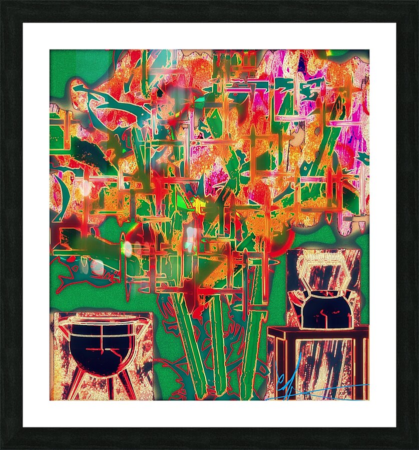 Peace Between the Pot & Kettle Picture Frame print