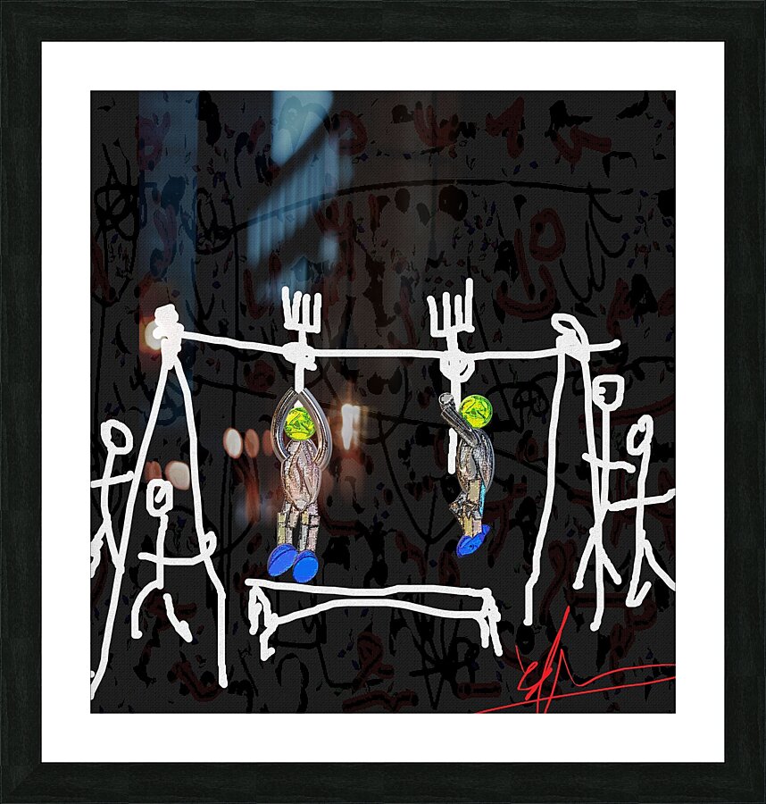 Gaffelhangen Picture Frame print