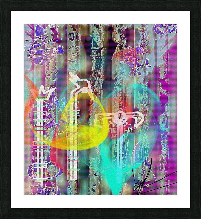 Wands Picture Frame print