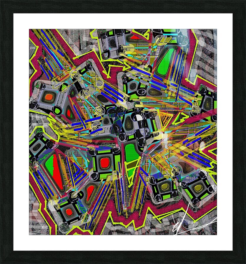 Uncharactercity Picture Frame print