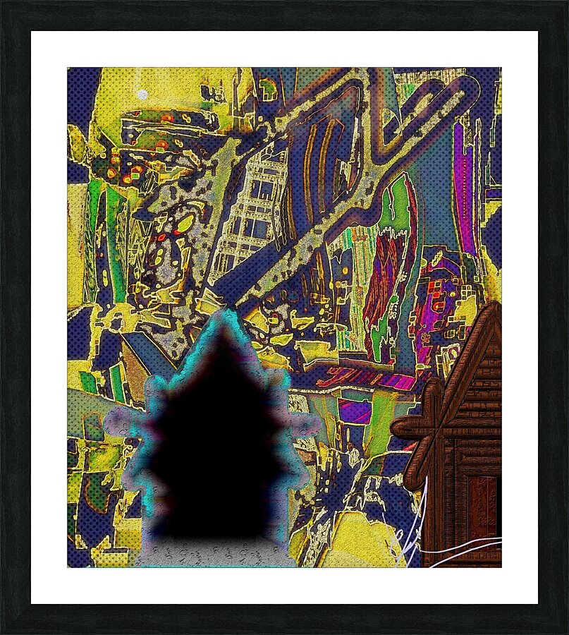 Misplaced Izba Picture Frame print