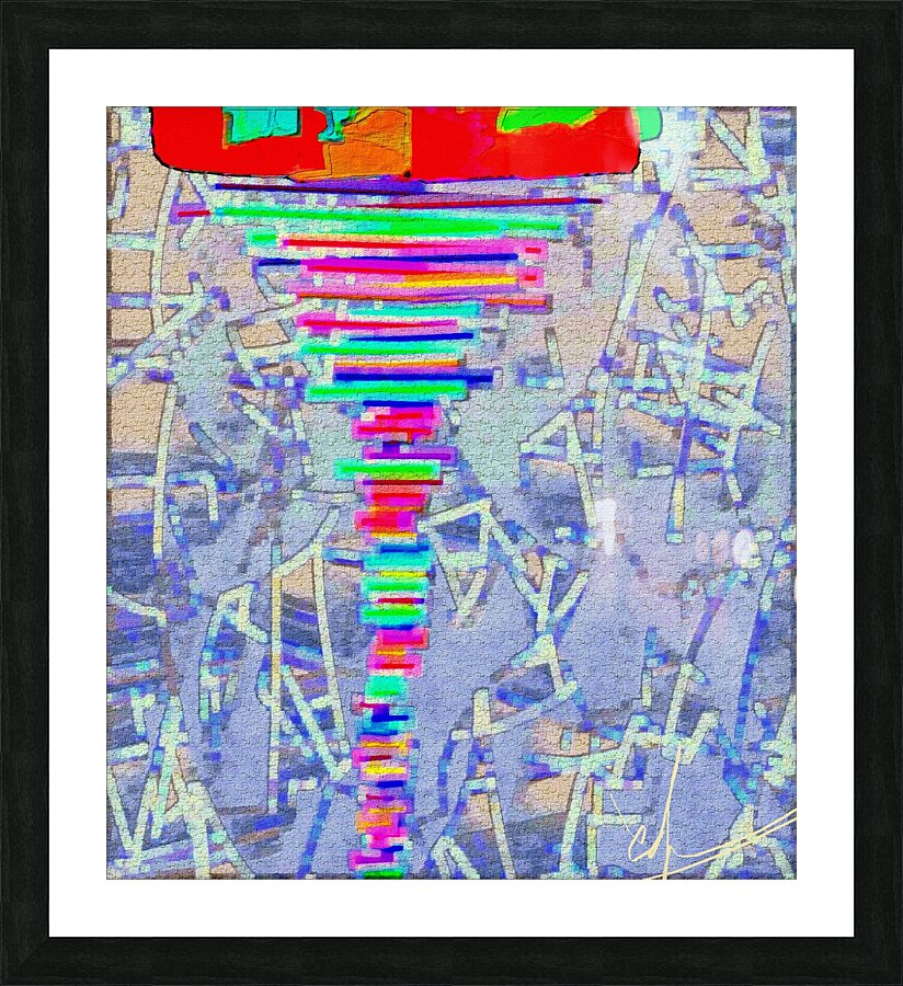 The Dwindling Picture Frame print