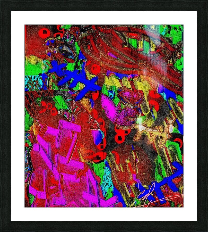 Ladybird Discotheque Picture Frame print