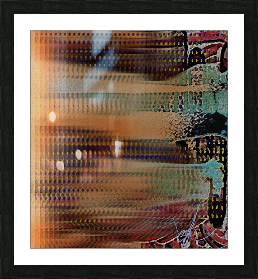 The Wampum Wind Picture Frame print