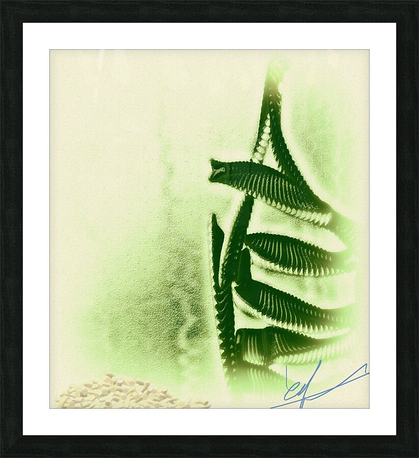 Uncooked Elbow Macaroni Picture Frame print