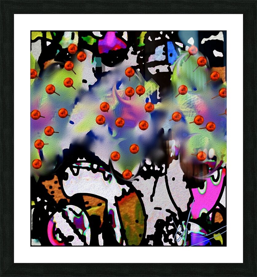 Pincushioning Picture Frame print