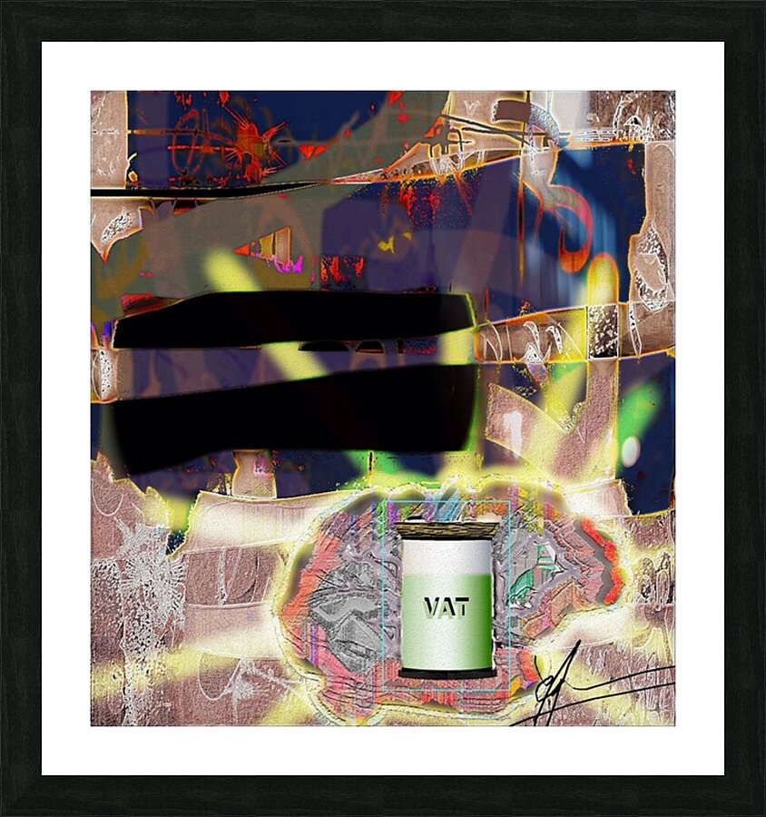 VATINTHEBRAIN Picture Frame print