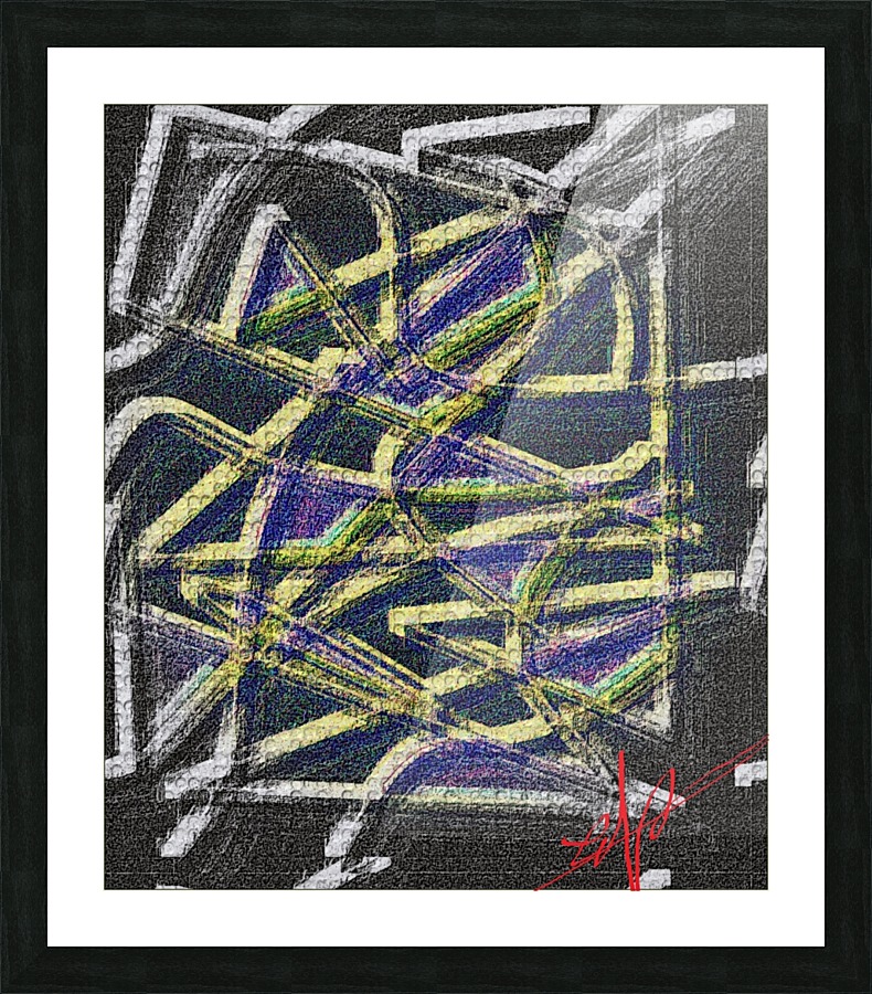 A Rather Difficult Balance Beam Picture Frame print