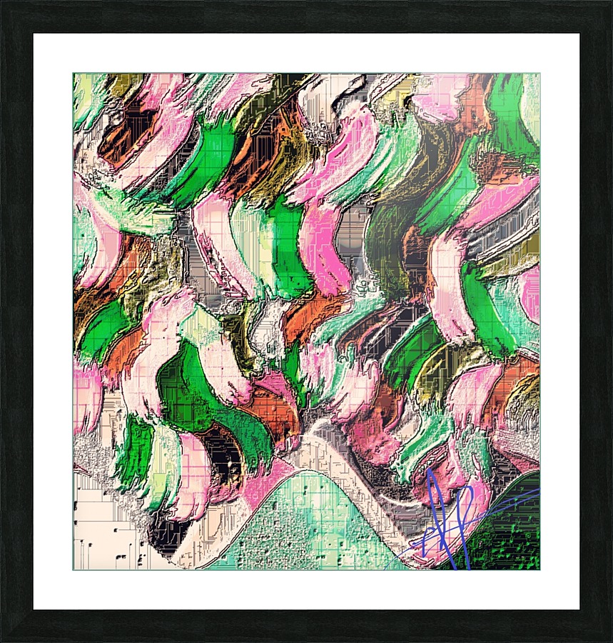 Fluid Circuitry Picture Frame print