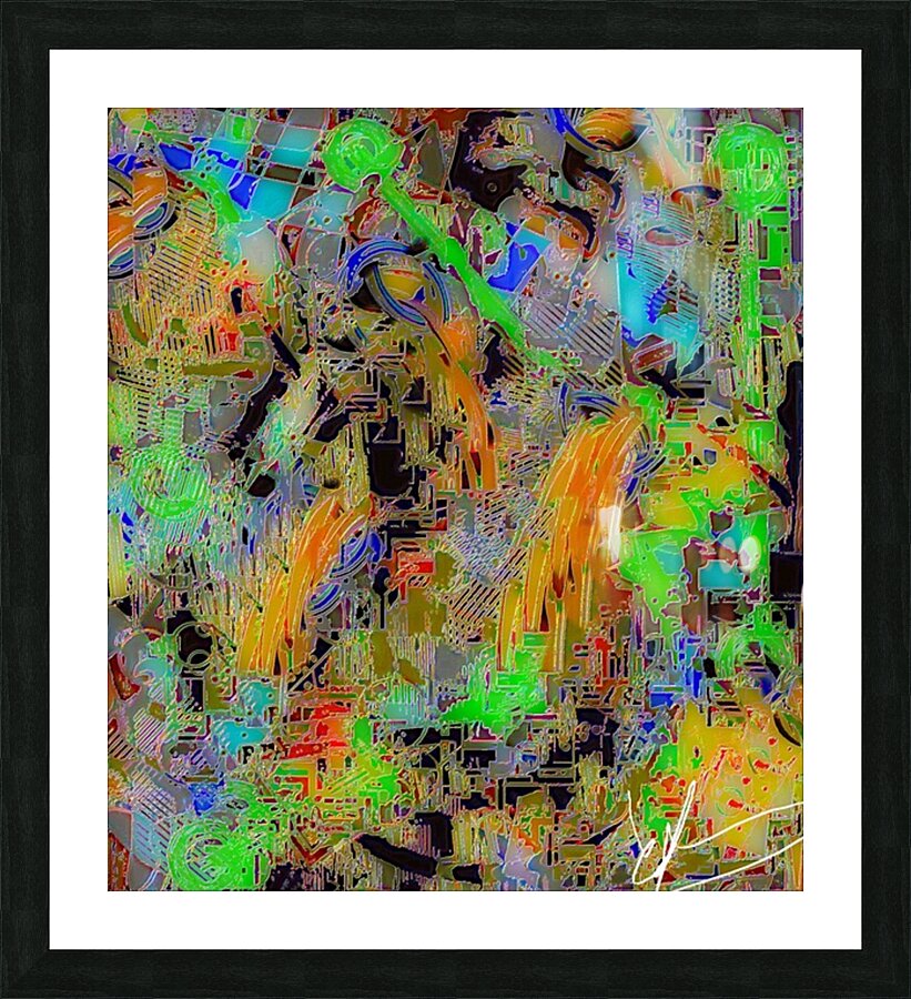 Cryogenic Countryside Picture Frame print