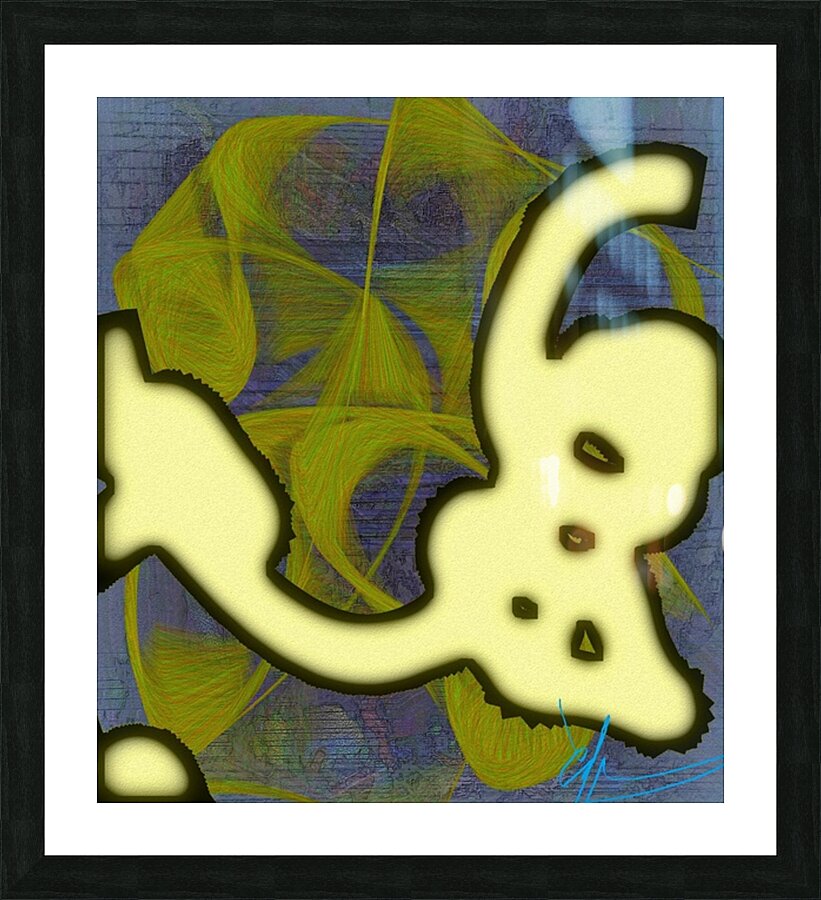 An Interrupted Weaving Picture Frame print
