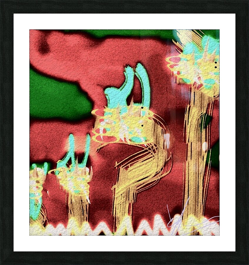 The Lineup Picture Frame print