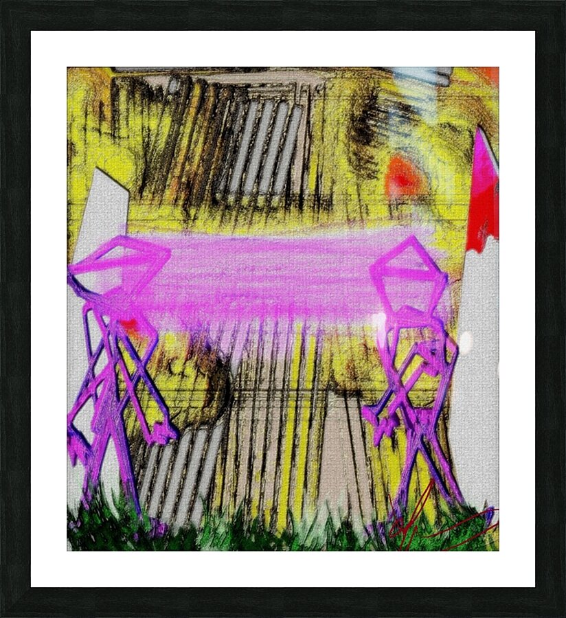 Cryptophasia Picture Frame print